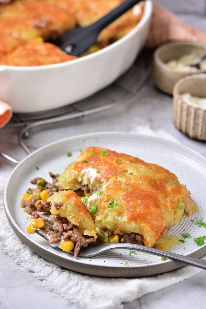 Ground Beef and Hash Brown Casserole