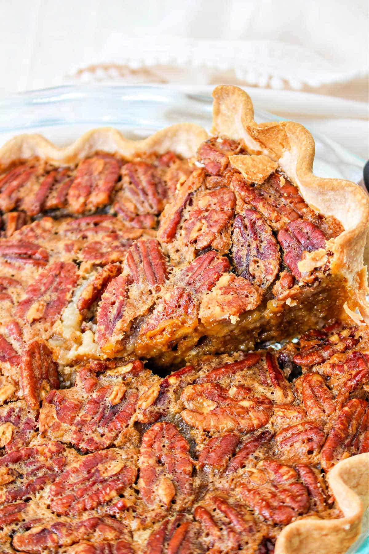 easy-pumpkin-pie-with-pecan-topping-without-condensed-milk