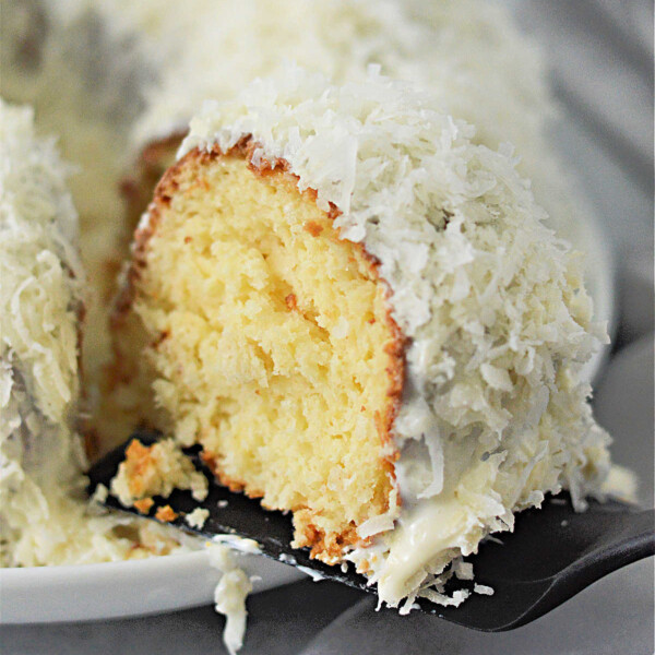 White Chocolate Coconut Bundt Cake