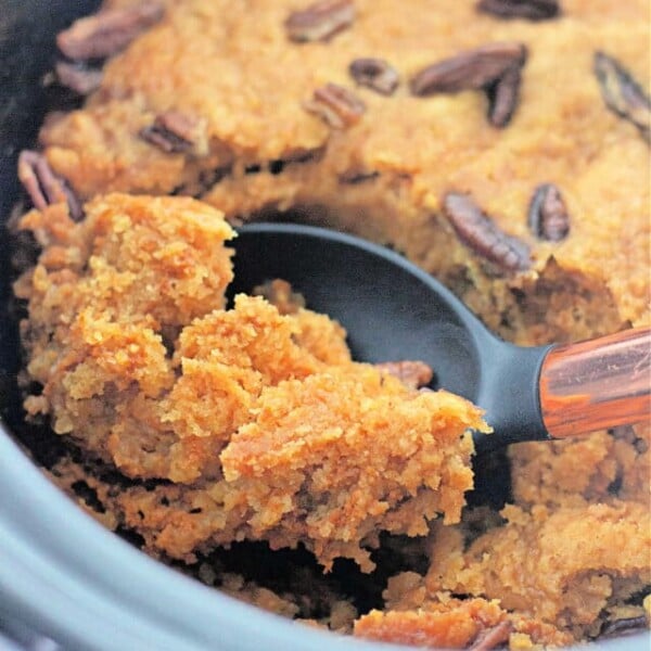 Crockpot Pumpkin Dump Cake