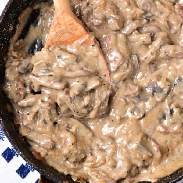 Dairy Free Beef Stroganoff