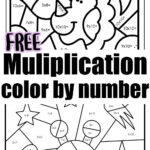 free multiplication coloring pages