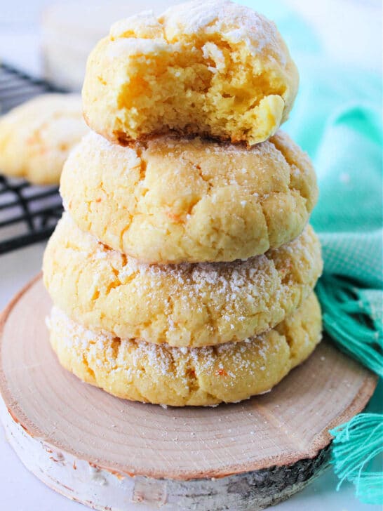 Yellow Cake Mix Cookies - Yellow Cake Mix Chocolate Chip Cookie