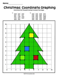 Free Coordinate Graphing Mystery Picture Worksheets PDF