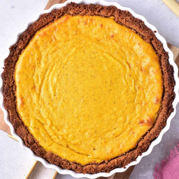 Custard Pie with Pumpkin