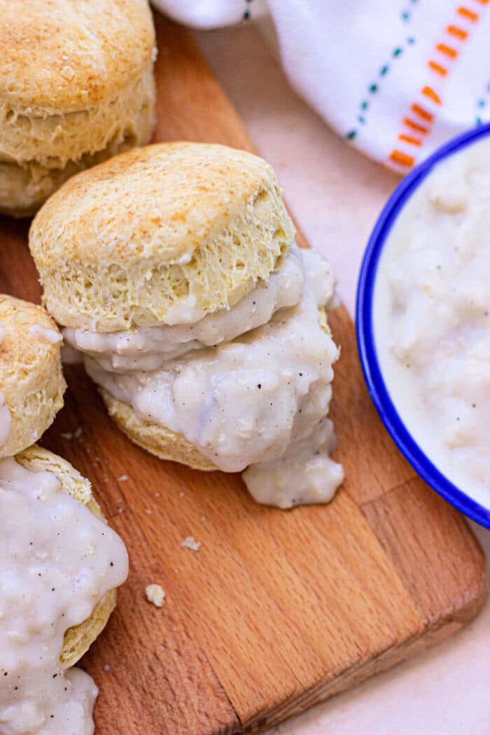 Dairy Free Biscuits and Gravy