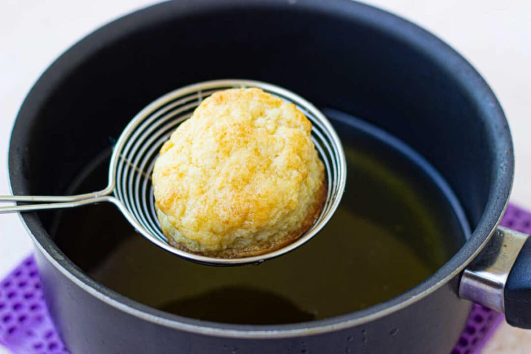 Fried Biscuits and Gravy How to Deep Fry Biscuits in a Pan