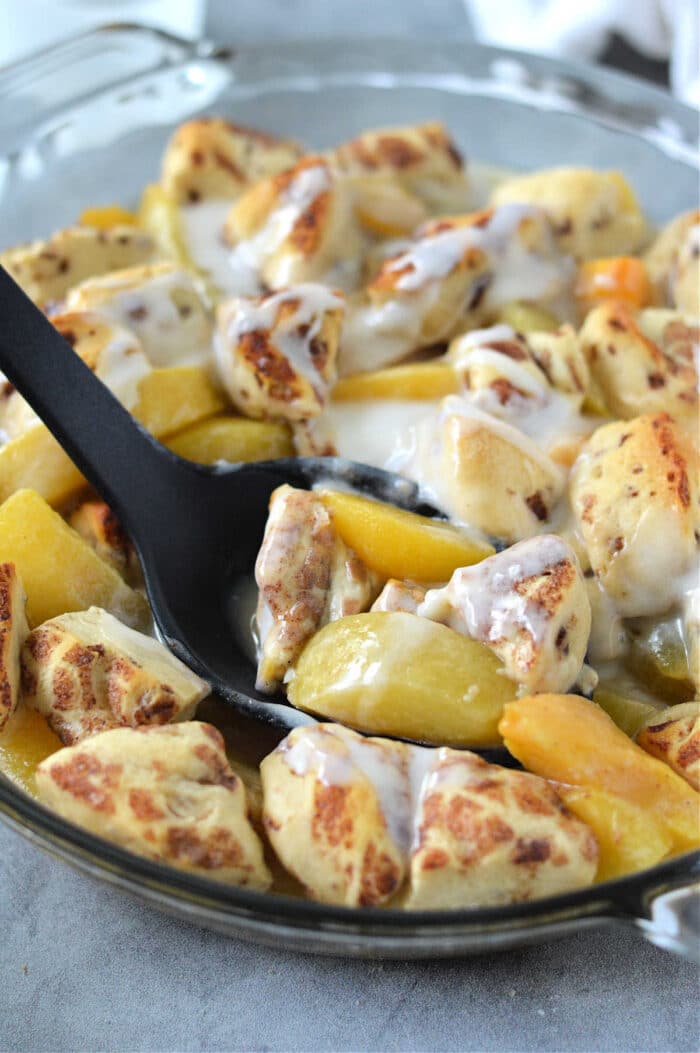 Refrigerated Cinnamon Rolls Cobbler