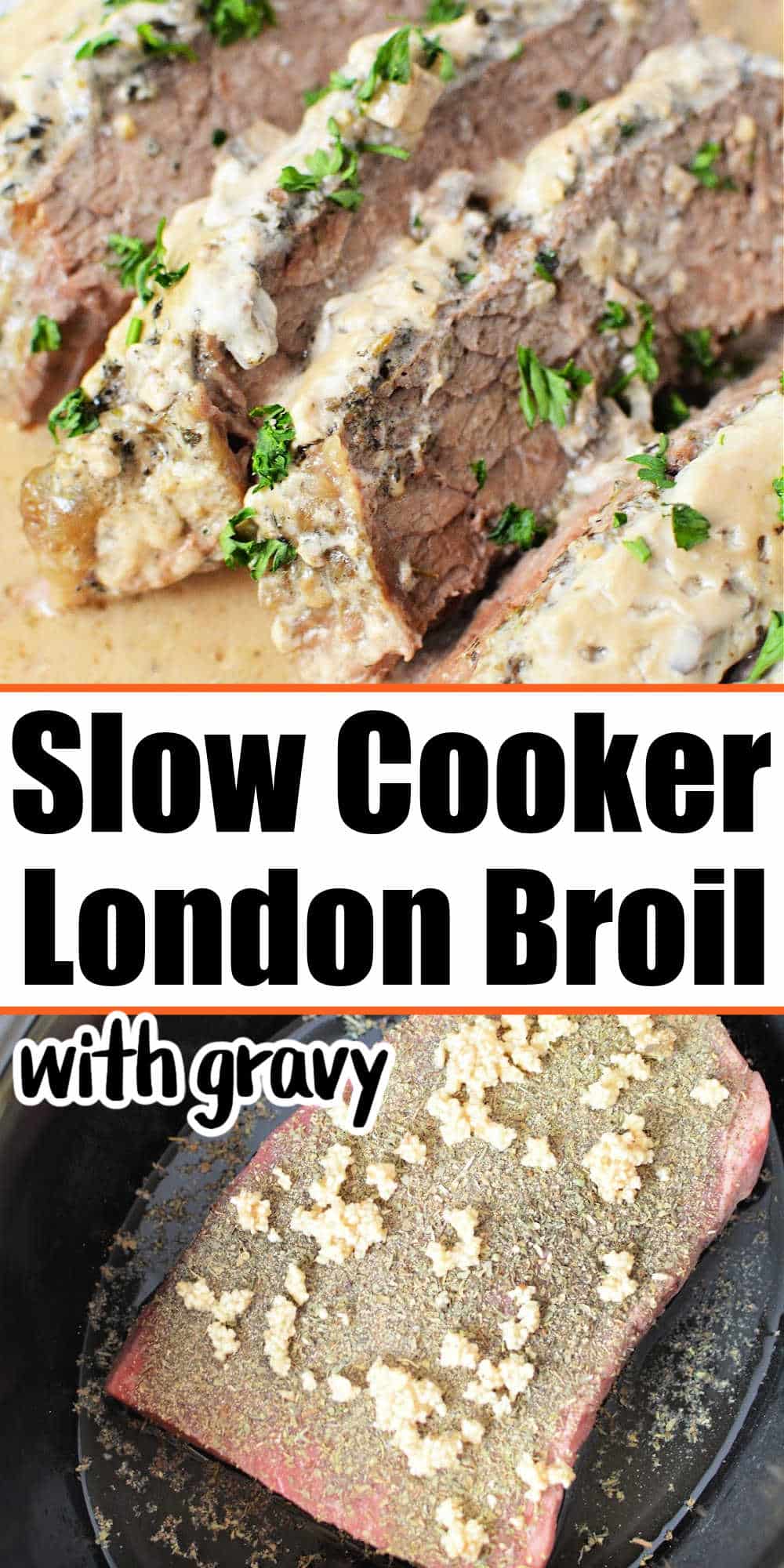 How to Cook London Broil for the Slow Cooker with Gravy