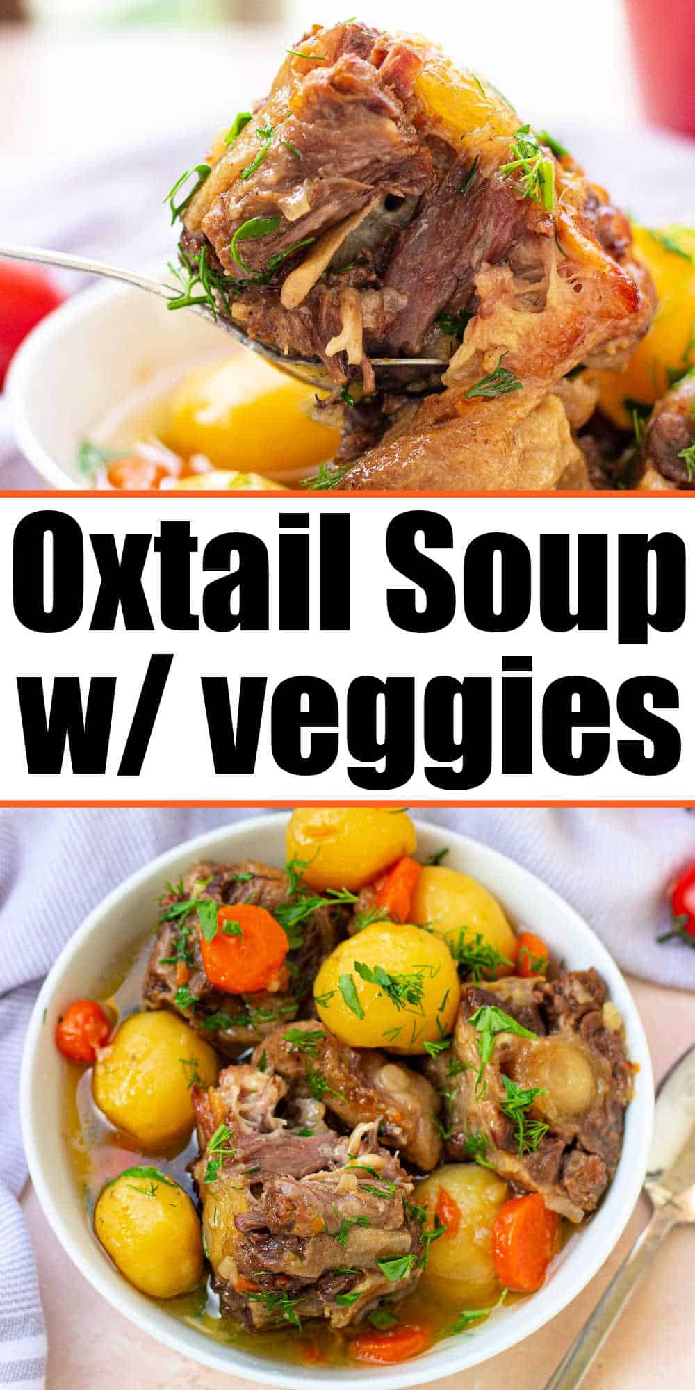 How to Make Ox Tail Soup with Potatoes in Dutch Oven