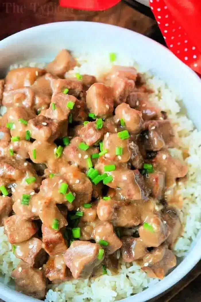 Instant pot cube steak with cream of mushroom soup sale