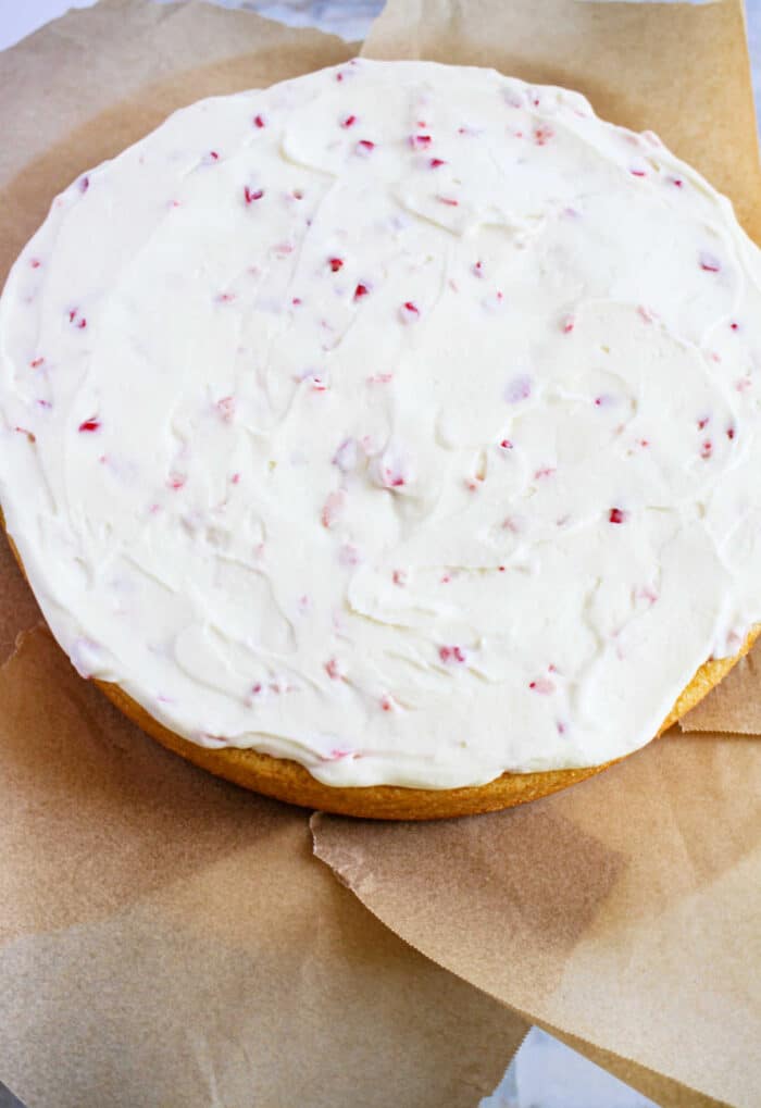 Peppermint Frosting for Chocolate Cake