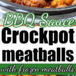 Slow Cooker BBQ Meatballs with pineapple and bell peppers simmer to perfection in your crockpot—simply add frozen meatballs and let the flavors meld for an easy, delicious meal.