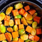 air fryer potatoes and brussel sprouts