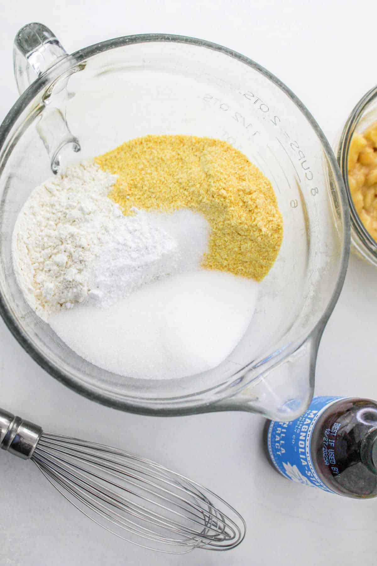 Banana Cornbread Cornmeal Cornbread with Ripe Bananas