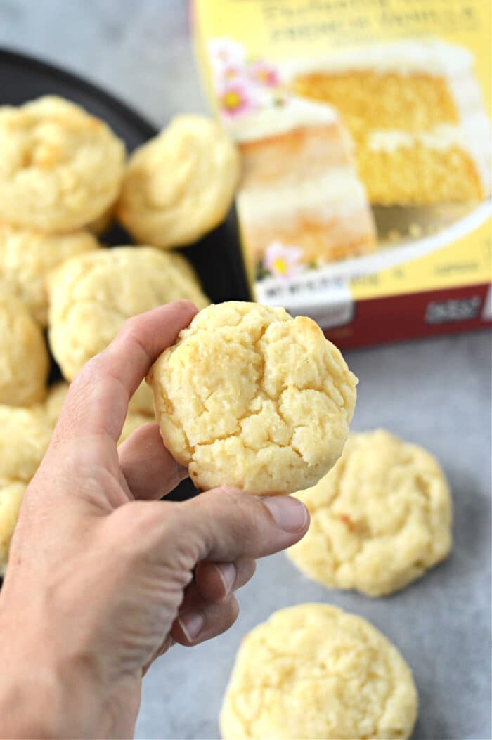 Cake Mix Cookies with Cream Cheese