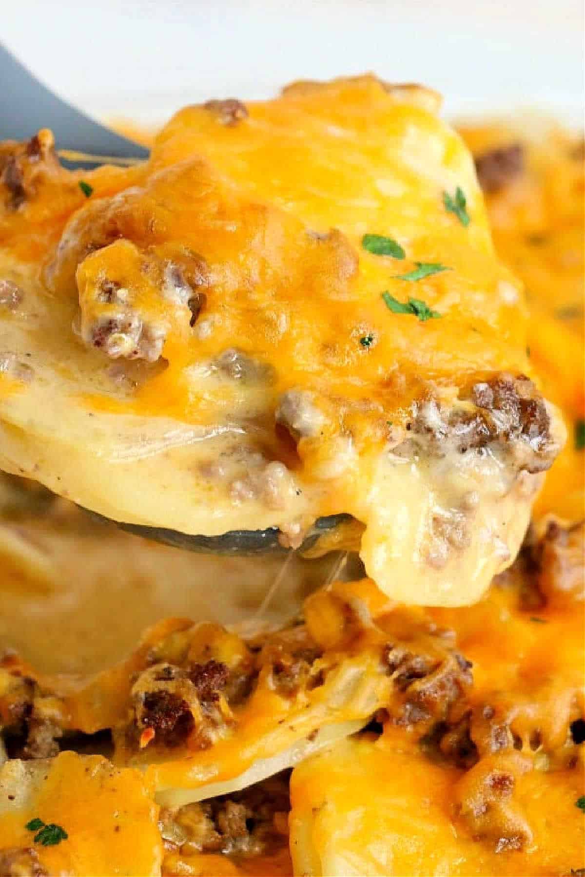 Hamburger HotDish Potato Ground Beef HotDish
