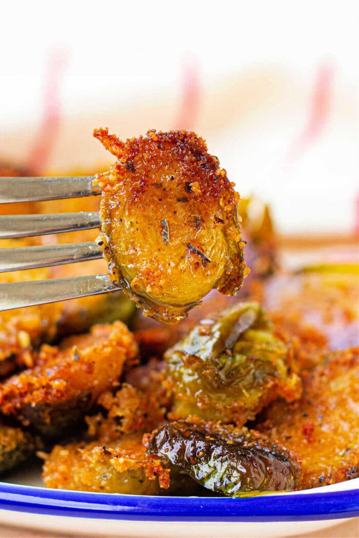 Parmesan Crusted Brussel Sprouts