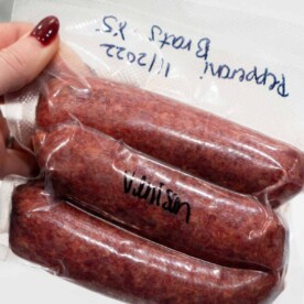 Venison Sausage