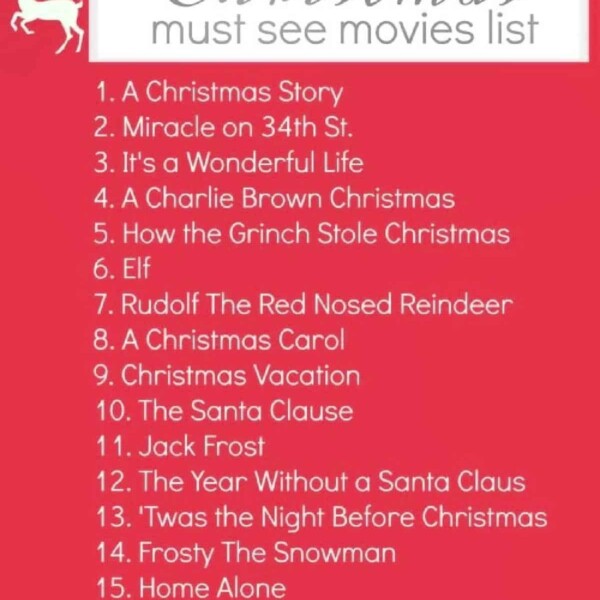 christmas movie checklist