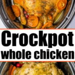 crockpot whole chicken