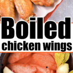 how to boil chicken wings