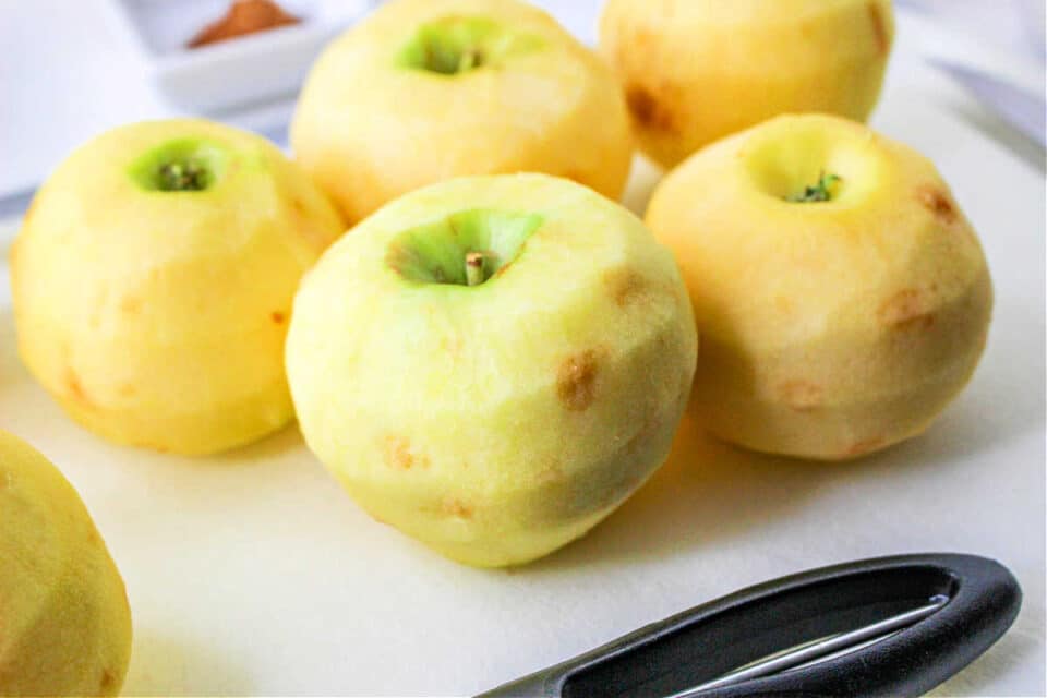 Easy Scalloped Apples Baked in Oven Cinnamon Sugar Apples