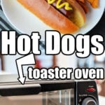 toaster oven hot dog