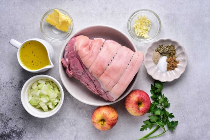 Apple Stuffed Pork