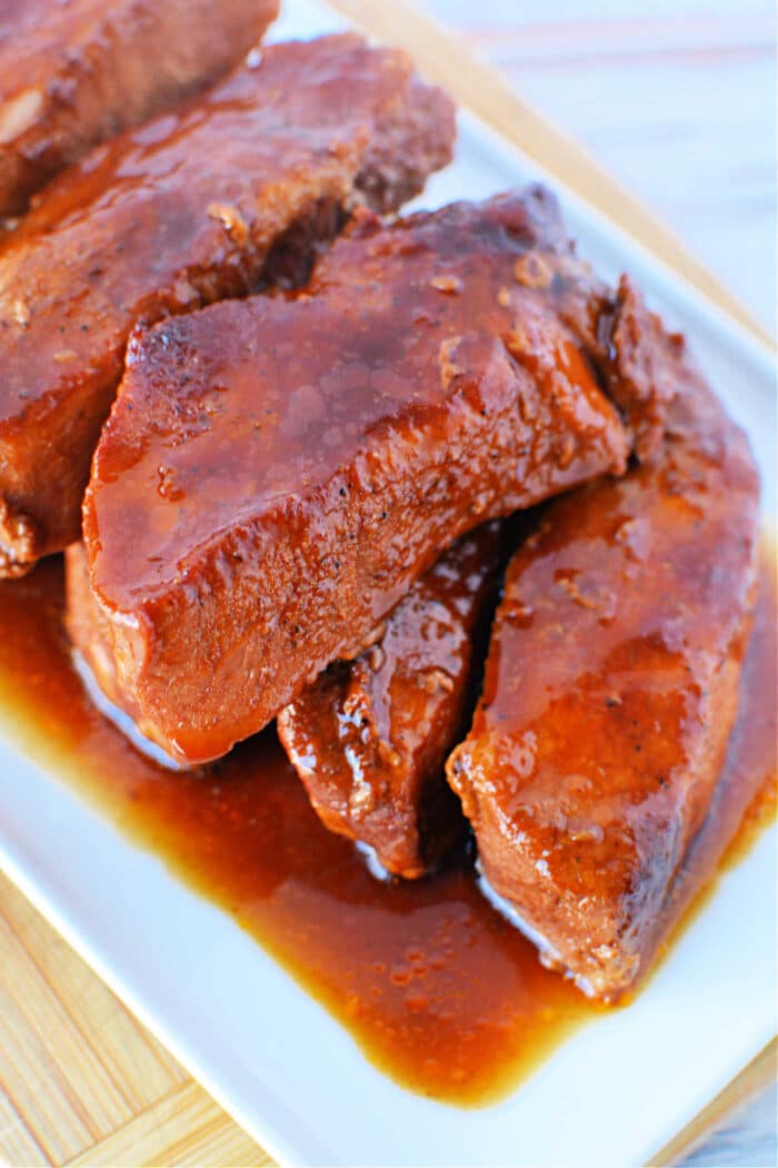 BBQ Country Style Ribs in Slow Cooker