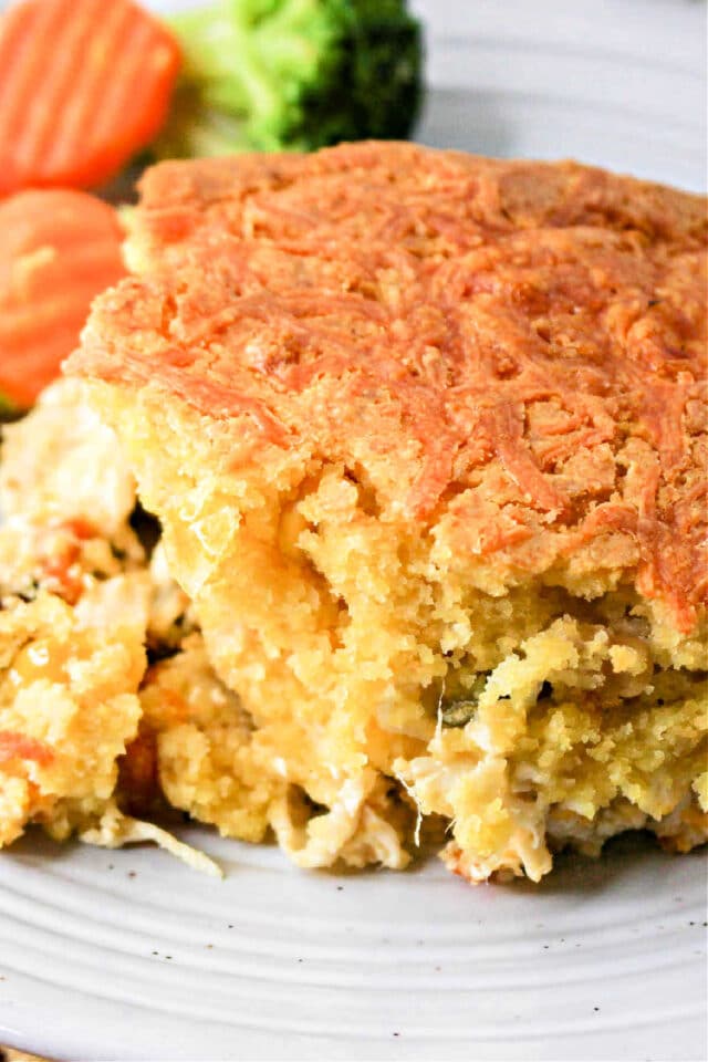 Easy Cornbread Casserole Jiffy Chicken Cornbread Casserole
