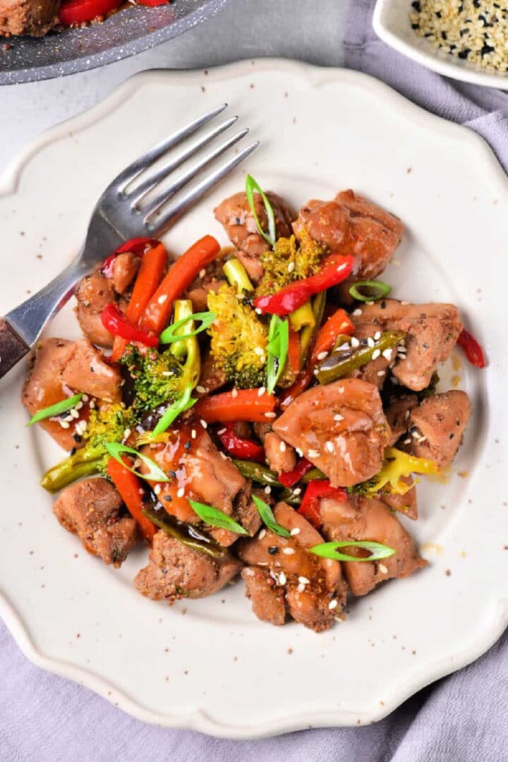 Easy Chicken Thigh Stir Fry with Homemade Stir Fry Marinade