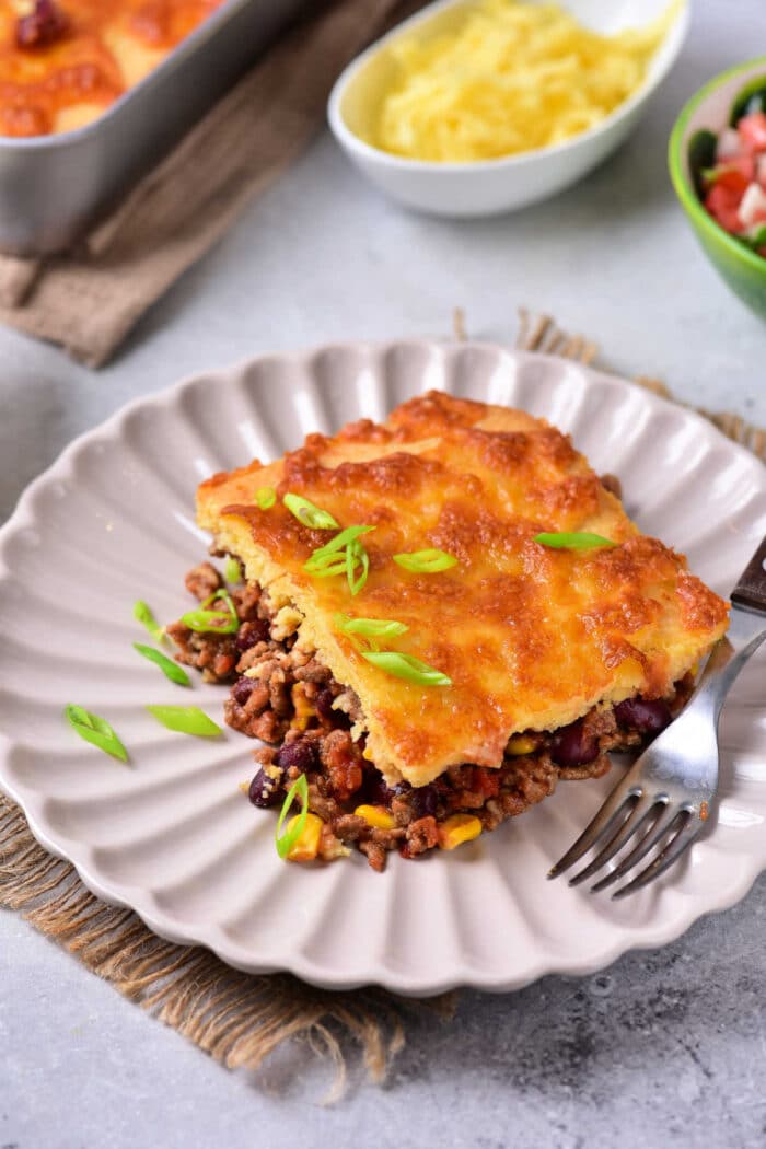 Chili Cornbread Bake