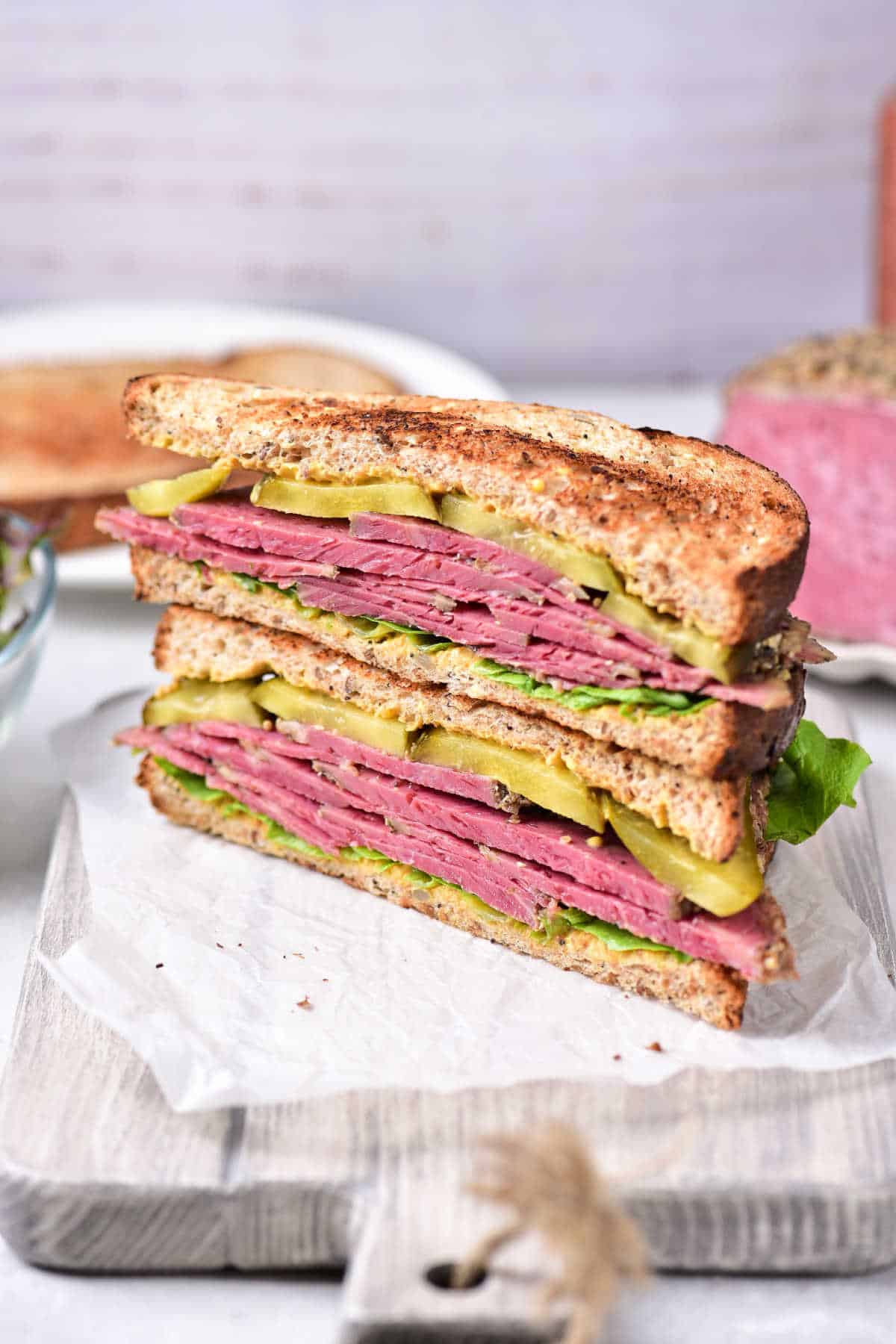 Corned Beef Sandwich Recipe - Leftover Corned Beef Sliders