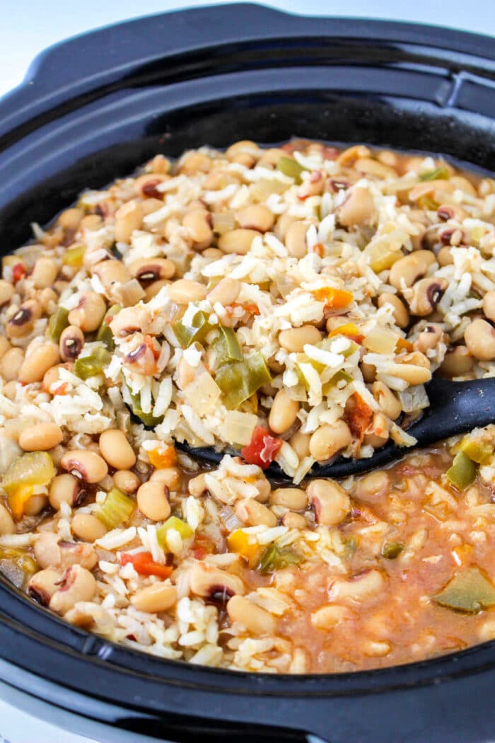 Crockpot Black Eyed Peas and Rice