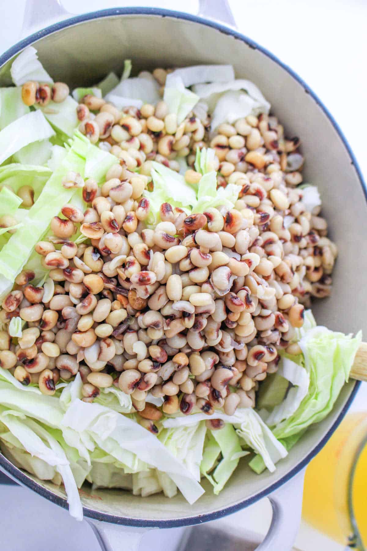 Black Eyed Peas and Cabbage Frozen Black Eyed Peas Recipe