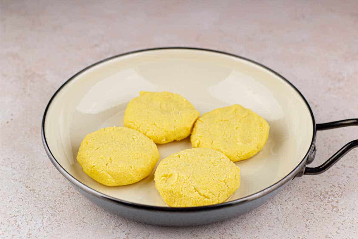 Hot Water Cornbread Cornbread Patties Fried on the Stove