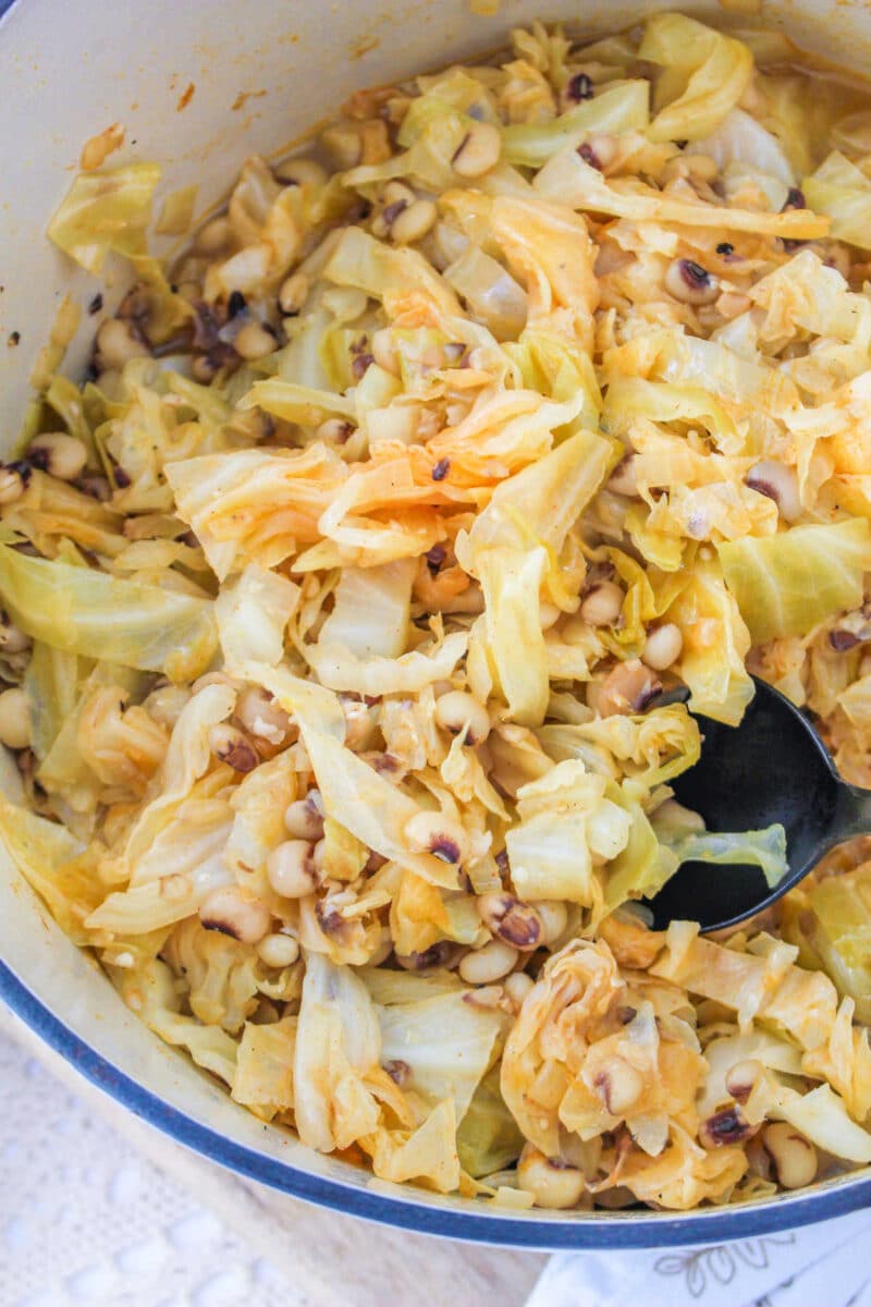 Black Eyed Peas and Cabbage Frozen Black Eyed Peas Recipe