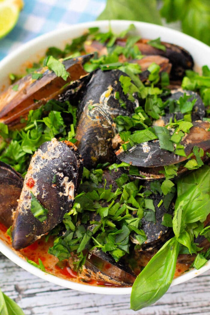 Mussels in Curry