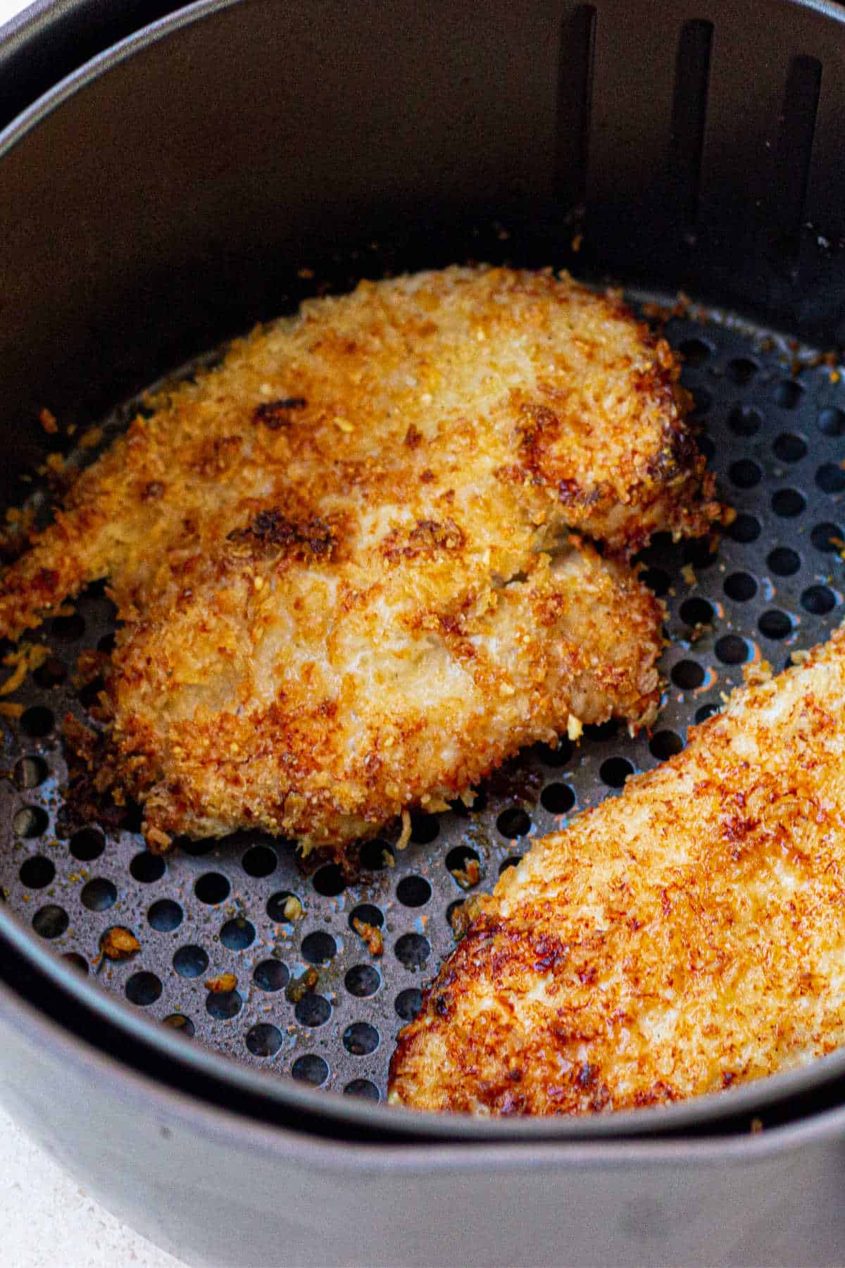 Parmesan Crusted Chicken Air Fryer - Air Fryer Mayo Chicken