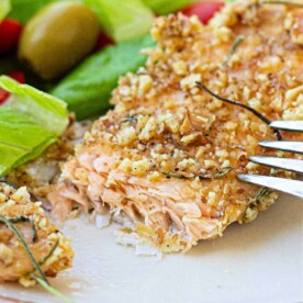 Parmesan Crusted Rainbow Trout