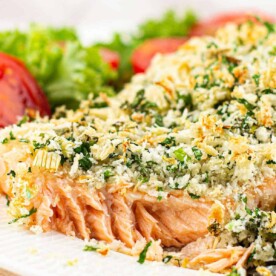 Salmon with a Herb Crust