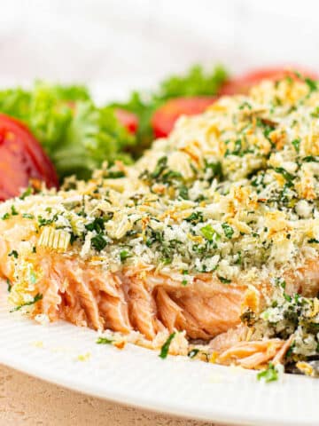 Salmon with a Herb Crust