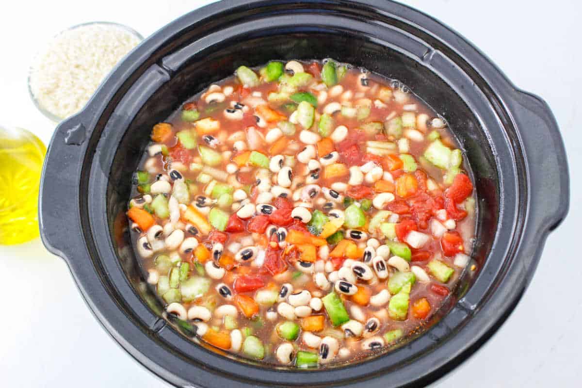 Black Eyed Peas and Rice Crockpot Black Eyed Peas and Rice