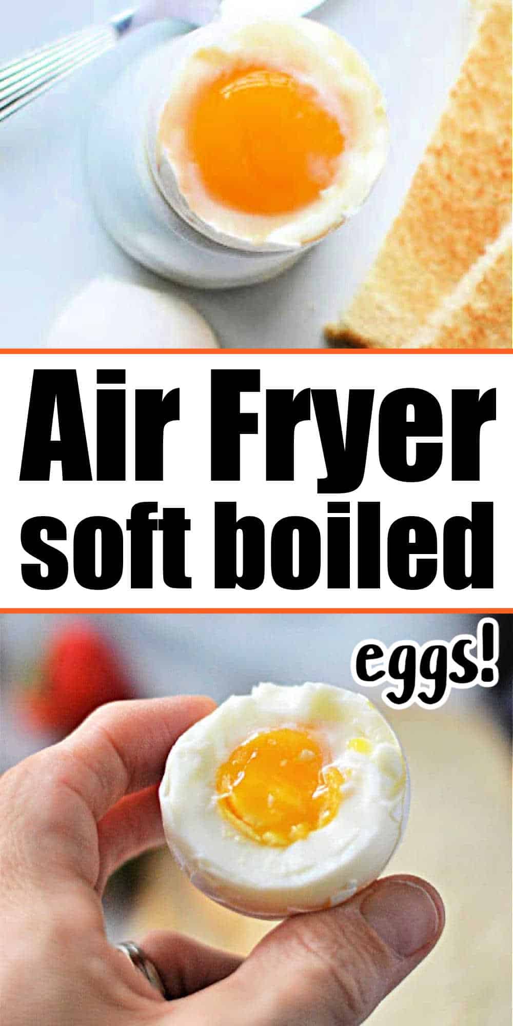 Air fryer Soft Boiled Eggs in Shell or Cracked in Silicone Cups