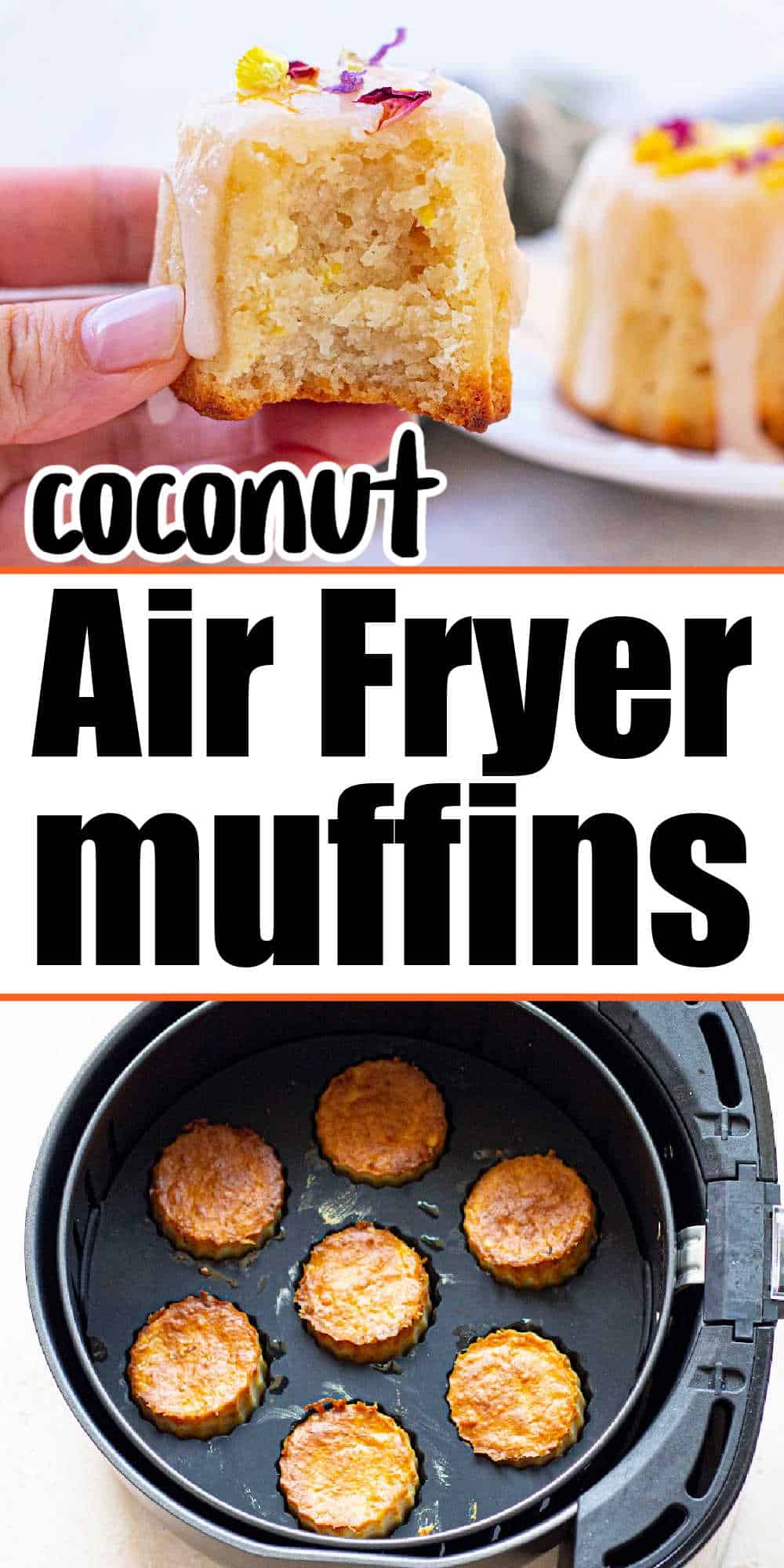 Air Fryer Coconut Muffins Small Batch Coconut Muffins