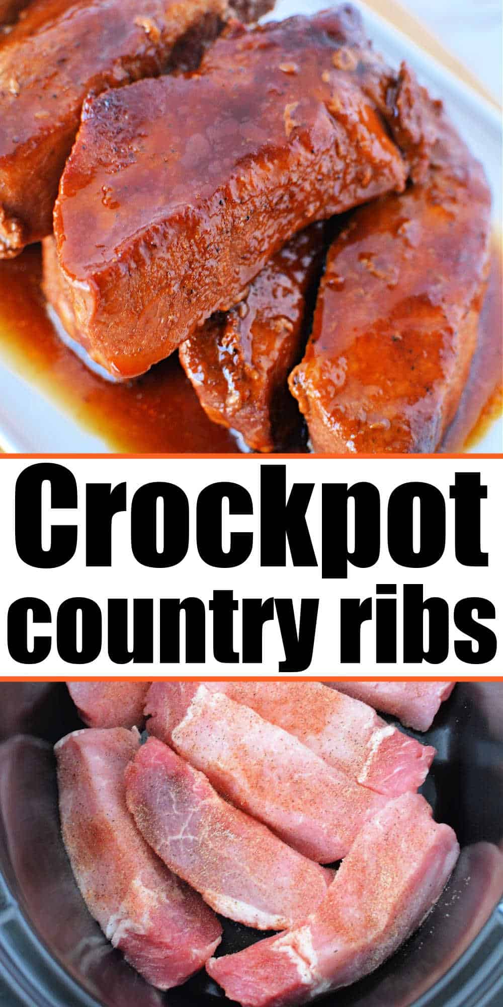 Slow Cooker Country Style Ribs BBQ Crockpot Country Ribs