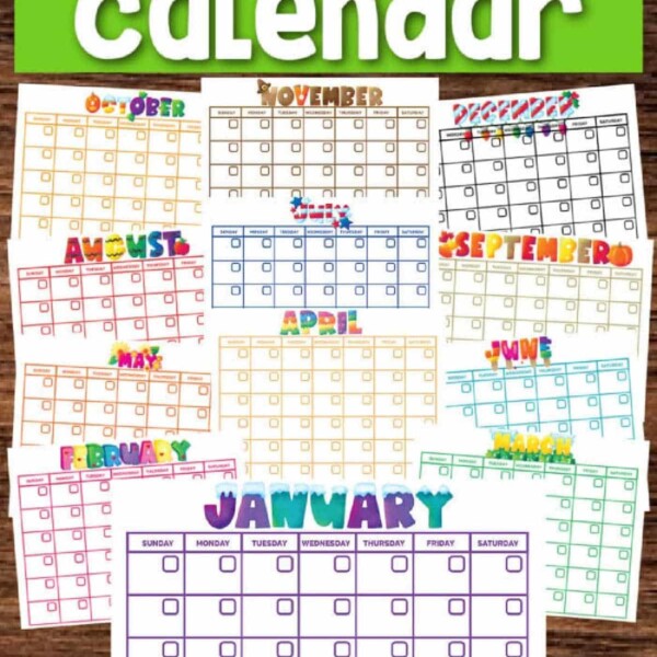 free printable calendar