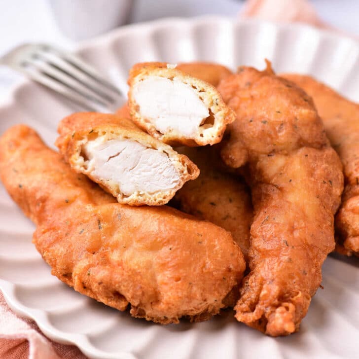 Beer Battered Chicken Tenders Fried Chicken Tenders