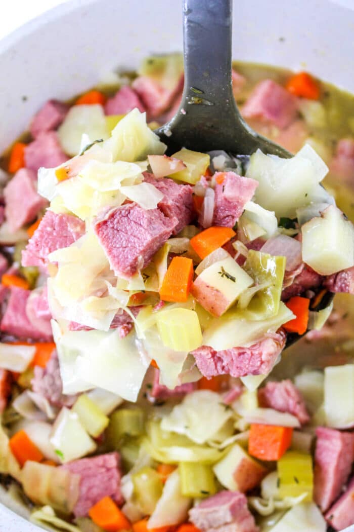 Corned Beef and Cabbage Soup